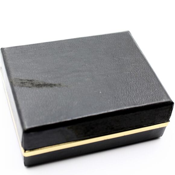 Vintage Motif Parisienne 300 Silver Tone Cuff Links and Tie Bar Set Original Box - Picture 9 of 10